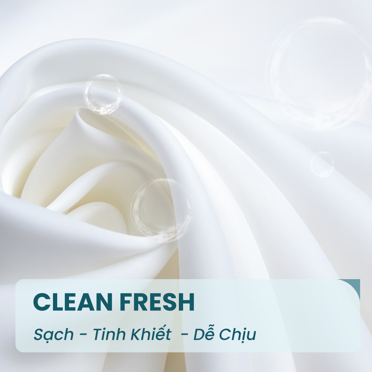 Xu hướng Clean Fresh – Sạch tinh khiết, gợi cảm giác vải mới giặt