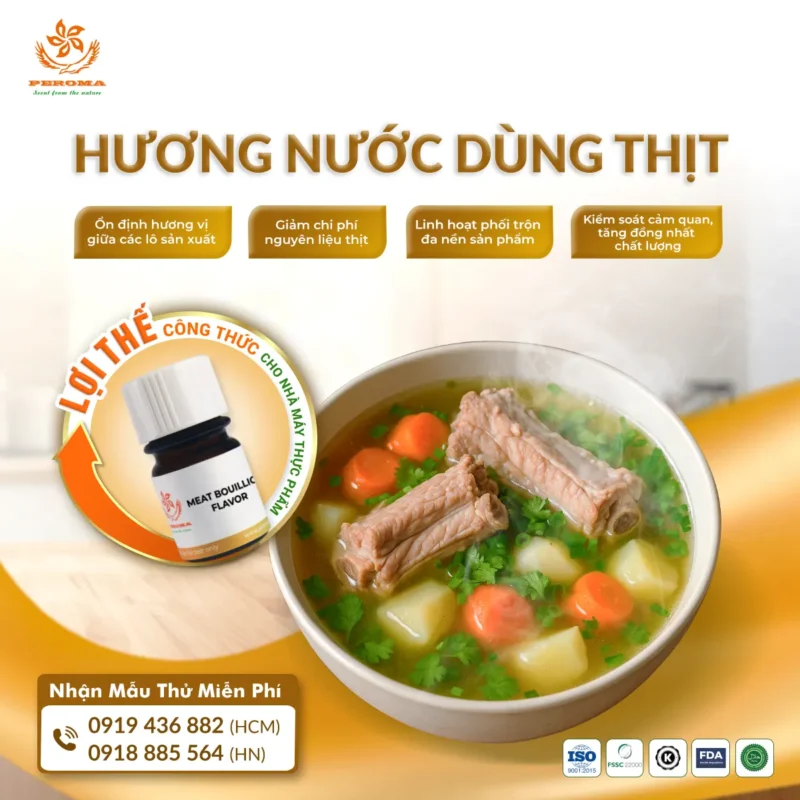Cách chọn nhà cung cấp hương thịt uy tín cho sản xuất thực phẩm